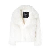 Imitatiebont Witte Jas Pinko , White , Dames