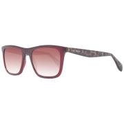 Rode Herenzonnebril Rechthoekig Verloop Ted Baker , Red , Unisex