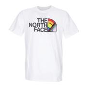 Regenboog Trots Tee T-Shirt The North Face , White , Heren