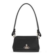 Schoudertas met logoplaatje Vivienne Westwood , Black , Dames