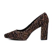 Luipaardprint pumps voor chique outfits Lodi , Brown , Dames