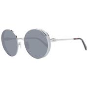 Grijze Dames Zonnebril Ronde Frame Emilio Pucci , Gray , Unisex