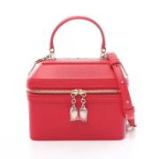 Pre-owned Leather handbags Bvlgari Vintage , Red , Dames