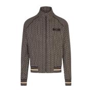 Bruine Bomberjack met Monogram Motif Balmain , Brown , Heren