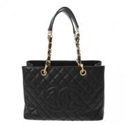 Pre-owned Leather chanel-bags Chanel Vintage , Black , Dames