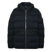 Lichtgewicht Dons Blouson Jas Stone Island , Blue , Heren