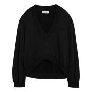 Crewneck Sweatshirt Fall Collectie The Attico , Black , Dames