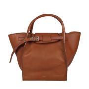 Pre-owned Leather handbags Celine Vintage , Brown , Dames