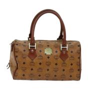 Pre-owned Canvas handbags MCM Pre-owned , Brown , Dames