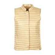 Beige Aria Gilet Jassen Save The Duck , Beige , Dames