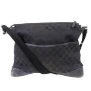 Pre-owned Canvas gucci-bags Gucci Vintage , Black , Dames