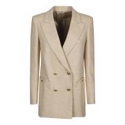 Dagelijkse Blazer Blazé Milano , Beige , Dames