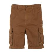 Cargo Bermuda Shorts voor Mannen 40Weft , Brown , Heren