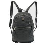 Pre-owned Leather backpacks MCM Pre-owned , Black , Dames