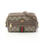 Pre-owned Leather gucci-bags Gucci Vintage , Beige , Dames