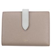 Pre-owned Leather wallets Celine Vintage , Beige , Dames