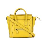 Pre-owned Leather celine-bags Celine Vintage , Yellow , Dames