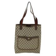 Pre-owned Canvas gucci-bags Gucci Vintage , White , Dames