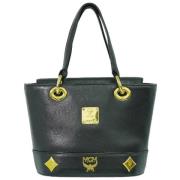 Pre-owned Leather totes MCM Pre-owned , Black , Dames