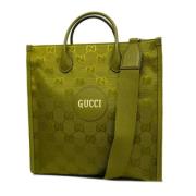 Pre-owned Nylon handbags Gucci Vintage , Green , Dames