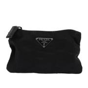 Pre-owned Fabric clutches Prada Vintage , Black , Dames