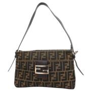 Pre-owned Fabric fendi-bags Fendi Vintage , Brown , Dames