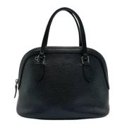 Pre-owned Leather handbags Gucci Vintage , Black , Dames