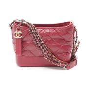 Pre-owned Leather chanel-bags Chanel Vintage , Red , Dames