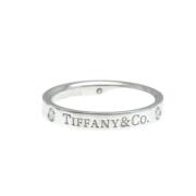 Pre-owned Platinum rings Tiffany & Co. Pre-owned , Gray , Dames