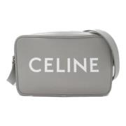 Pre-owned Leather celine-bags Celine Vintage , Gray , Dames