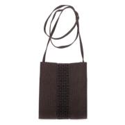 Pre-owned Canvas shoulder-bags Hermès Vintage , Black , Dames