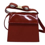 Pre-owned Leather crossbody-bags Salvatore Ferragamo Pre-owned , Red ,...