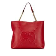 Pre-owned Leather gucci-bags Gucci Vintage , Red , Dames