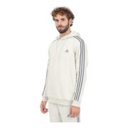 Essentials Fleece 3-Stripes Sweater Adidas , White , Heren