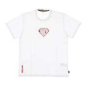 Wit Logo Tee Korte Mouw T-Shirt Iuter , White , Heren