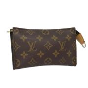 Pre-owned Canvas pouches Louis Vuitton Vintage , Brown , Dames