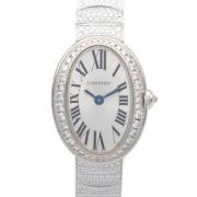 Pre-owned White Gold watches Cartier Vintage , Gray , Dames