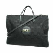 Pre-owned Canvas handbags Gucci Vintage , Black , Dames