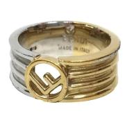 Pre-owned Metal rings Fendi Vintage , Yellow , Dames