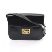 Pre-owned Leather celine-bags Celine Vintage , Black , Dames