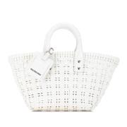 Pre-owned Plastic handbags Balenciaga Vintage , White , Dames