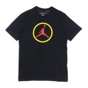 Sportief Crew Neck Zwart T-Shirt Jordan , Black , Heren