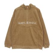 Retro Corduroy Windbreaker Jacket Karl Kani , Beige , Heren