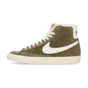 Vintage Hoge Schoen Olijf Zwart Nike , Green , Dames