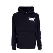 Zwarte Sportswear Hoodie met Sneeuwvlokprint Nike , Black , Heren