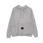 Dri Fit Fleece Hoodie Lange Mouw Nike , Gray , Heren