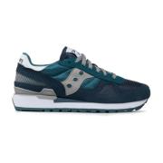 Blauwe Original Shadow Sneakers voor Mannen Saucony , Blue , Heren