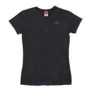 Zwart Heritage Logo Tee Dames T-shirt The North Face , Black , Dames