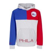 NBA Tie Breaker Hoodie Grijs Mitchell & Ness , Multicolor , Heren