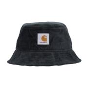 Donkere Cedar Cord Bucket Hat Carhartt Wip , Black , Heren